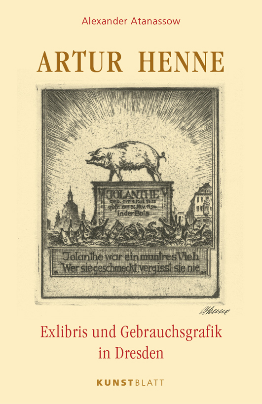 Buchcover - Artur Henne - Exlibris und PF